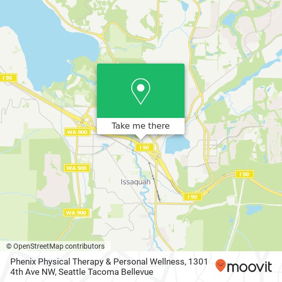 Mapa de Phenix Physical Therapy & Personal Wellness, 1301 4th Ave NW