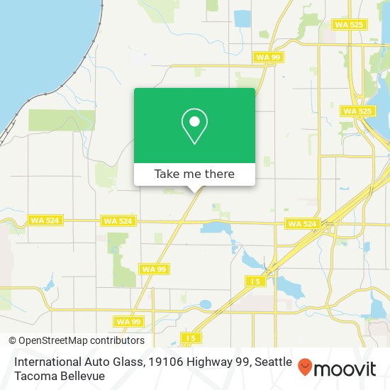 Mapa de International Auto Glass, 19106 Highway 99