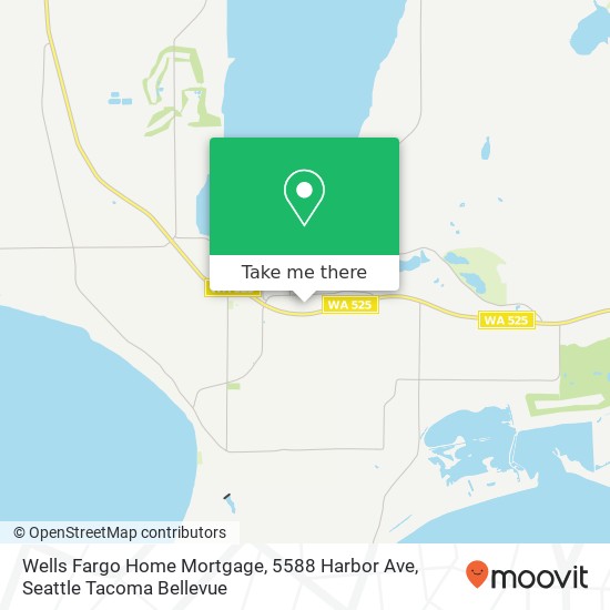 Mapa de Wells Fargo Home Mortgage, 5588 Harbor Ave