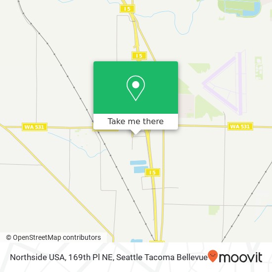 Northside USA, 169th Pl NE map