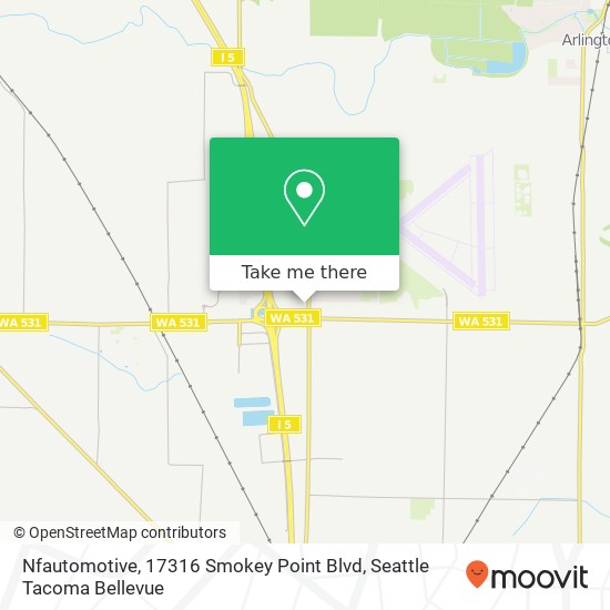 Nfautomotive, 17316 Smokey Point Blvd map