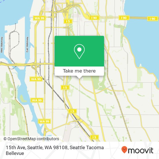 15th Ave, Seattle, WA 98108 map