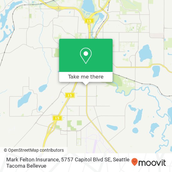 Mark Felton Insurance, 5757 Capitol Blvd SE map