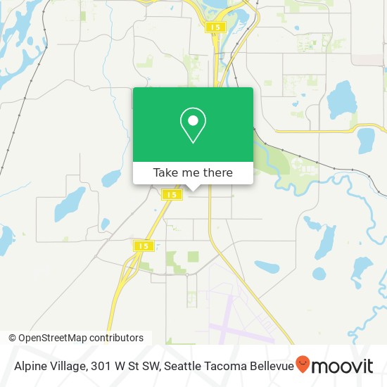 Alpine Village, 301 W St SW map