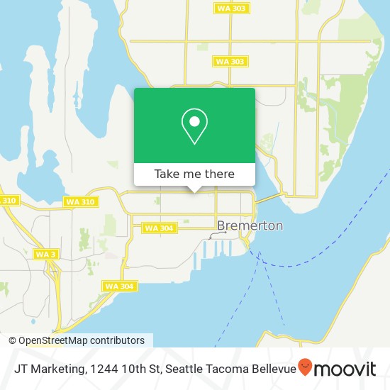 JT Marketing, 1244 10th St map