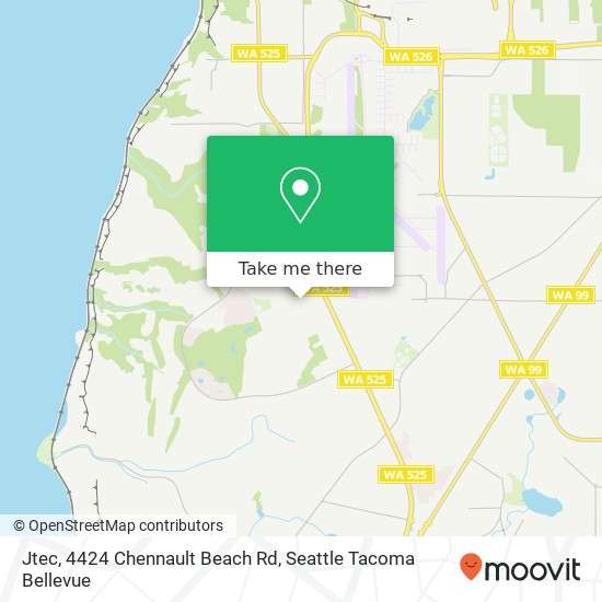 Mapa de Jtec, 4424 Chennault Beach Rd