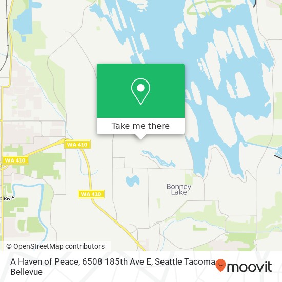 Mapa de A Haven of Peace, 6508 185th Ave E