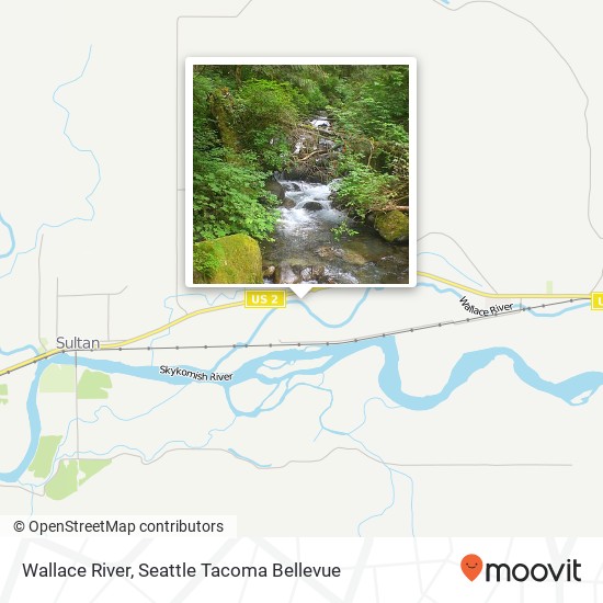 Mapa de Wallace River