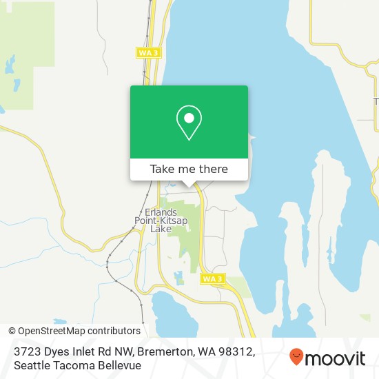 3723 Dyes Inlet Rd NW, Bremerton, WA 98312 map