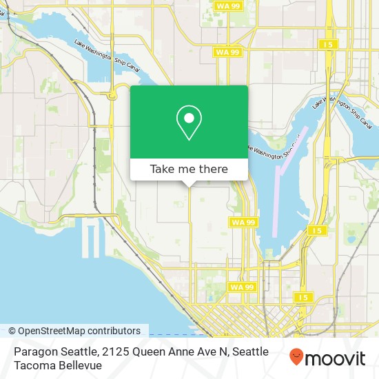 Paragon Seattle, 2125 Queen Anne Ave N map