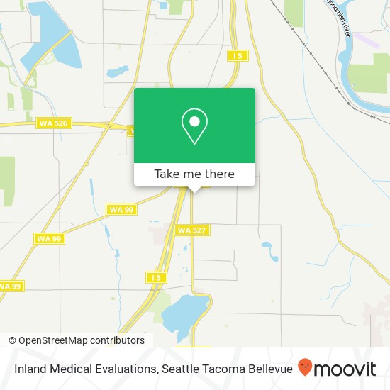 Inland Medical Evaluations map