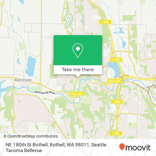 NE 180th St Bothell, Bothell, WA 98011 map