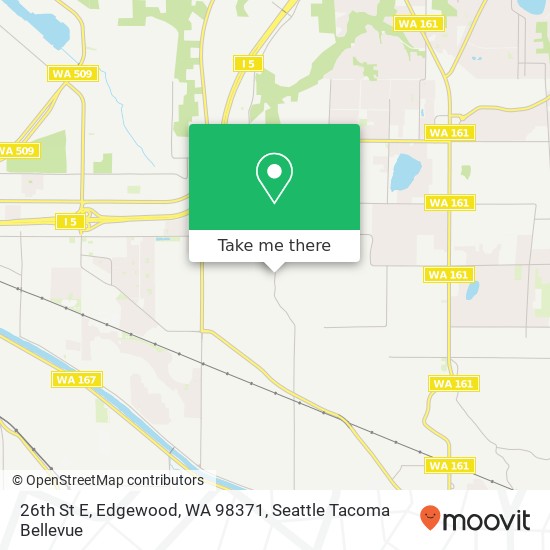 26th St E, Edgewood, WA 98371 map