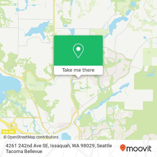 Mapa de 4261 242nd Ave SE, Issaquah, WA 98029