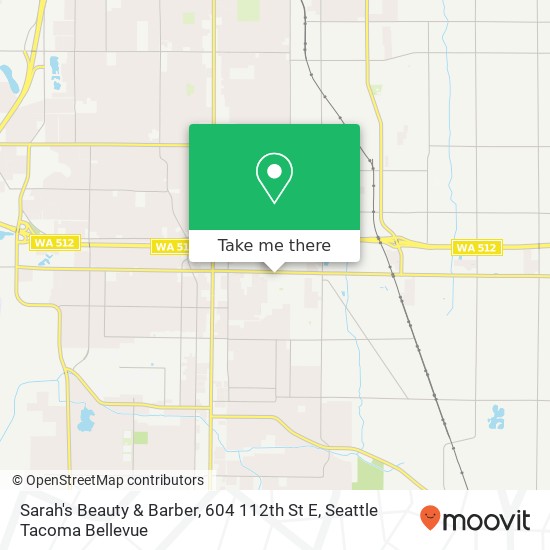 Mapa de Sarah's Beauty & Barber, 604 112th St E