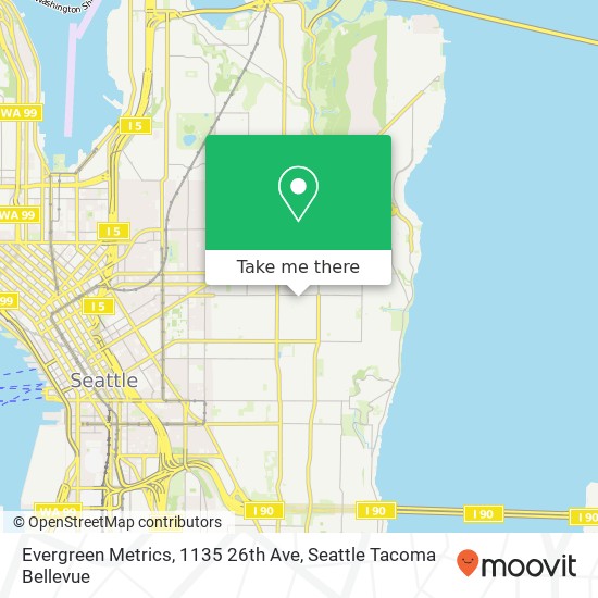 Mapa de Evergreen Metrics, 1135 26th Ave