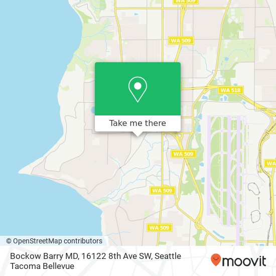 Bockow Barry MD, 16122 8th Ave SW map