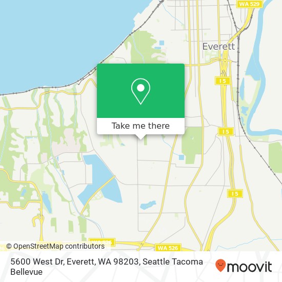 5600 West Dr, Everett, WA 98203 map