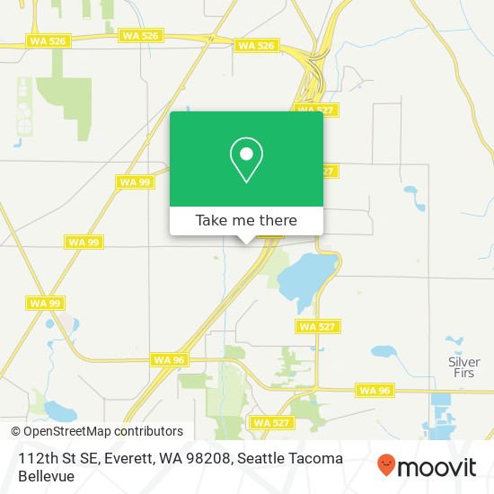 Mapa de 112th St SE, Everett, WA 98208