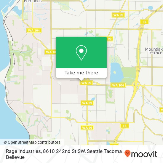 Mapa de Rage Industries, 8610 242nd St SW