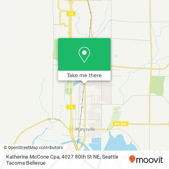 Katherine McCone Cpa, 4027 80th St NE map