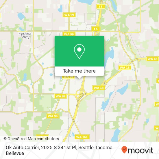 Ok Auto Carrier, 2025 S 341st Pl map
