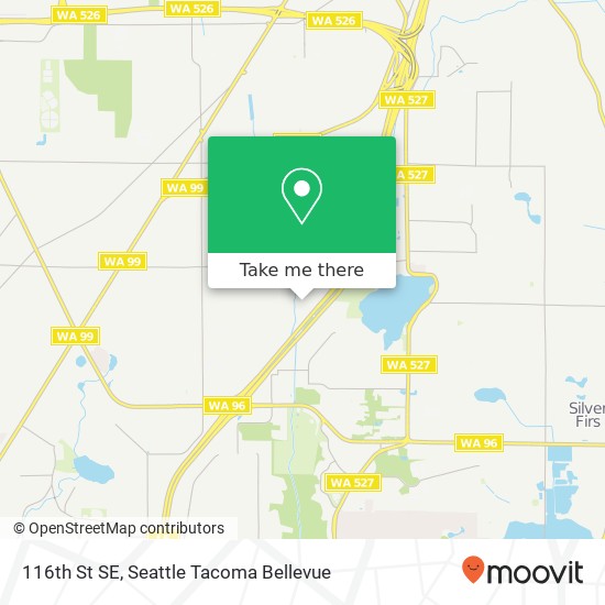 Mapa de 116th St SE, Everett, WA 98208