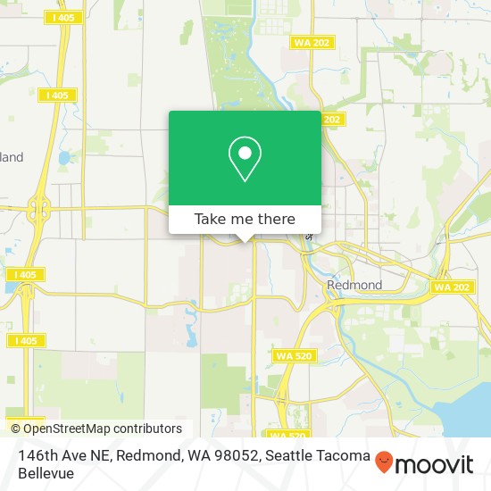 Mapa de 146th Ave NE, Redmond, WA 98052
