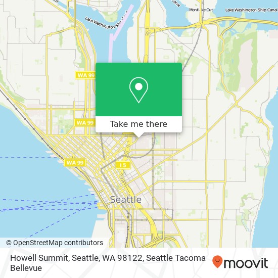 Mapa de Howell Summit, Seattle, WA 98122