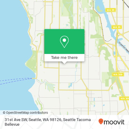 31st Ave SW, Seattle, WA 98126 map