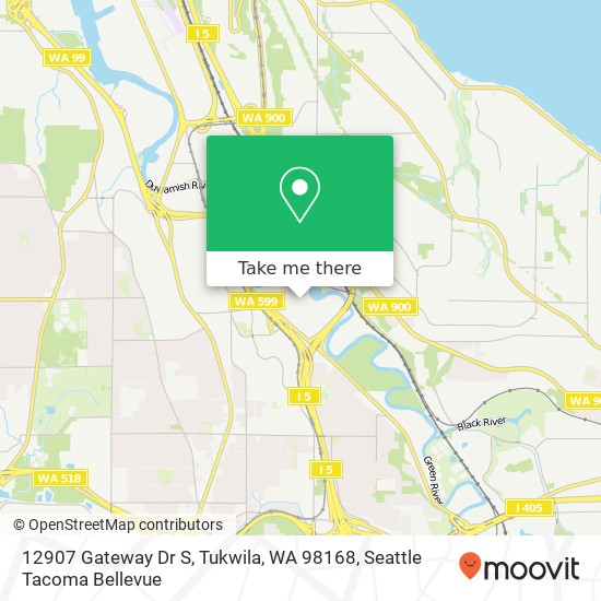 12907 Gateway Dr S, Tukwila, WA 98168 map