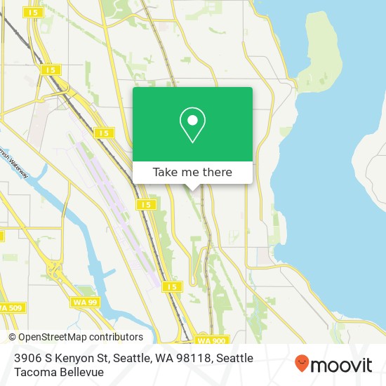 3906 S Kenyon St, Seattle, WA 98118 map