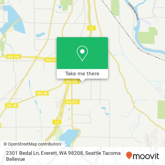 2301 Bedal Ln, Everett, WA 98208 map