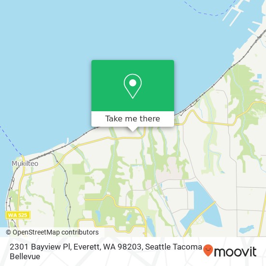 2301 Bayview Pl, Everett, WA 98203 map