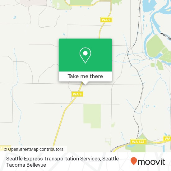 Seattle Express Transportation Services map