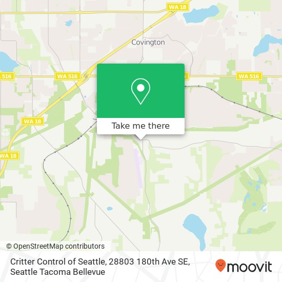 Mapa de Critter Control of Seattle, 28803 180th Ave SE