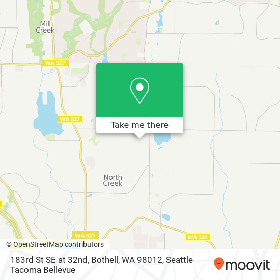 Mapa de 183rd St SE at 32nd, Bothell, WA 98012