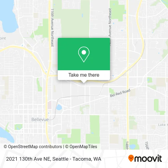 Mapa de 2021 130th Ave NE