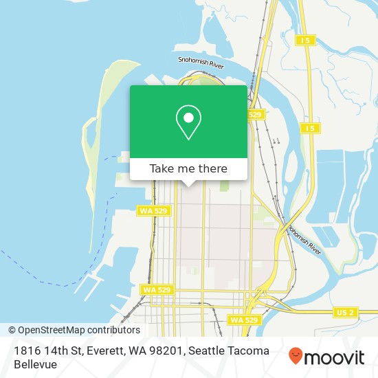 1816 14th St, Everett, WA 98201 map