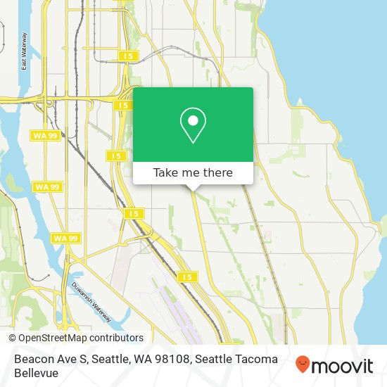 Beacon Ave S, Seattle, WA 98108 map