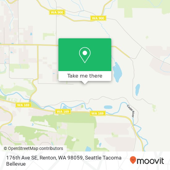 Mapa de 176th Ave SE, Renton, WA 98059