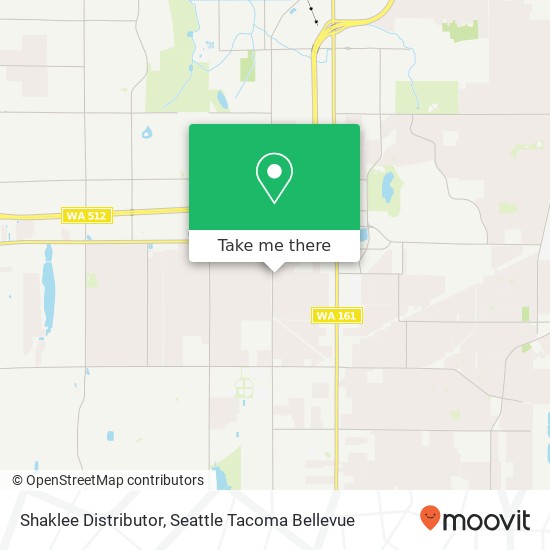 Mapa de Shaklee Distributor, 9402 116th St E