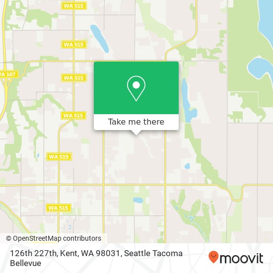 126th 227th, Kent, WA 98031 map