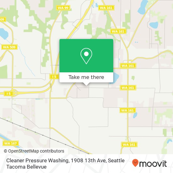 Cleaner Pressure Washing, 1908 13th Ave map