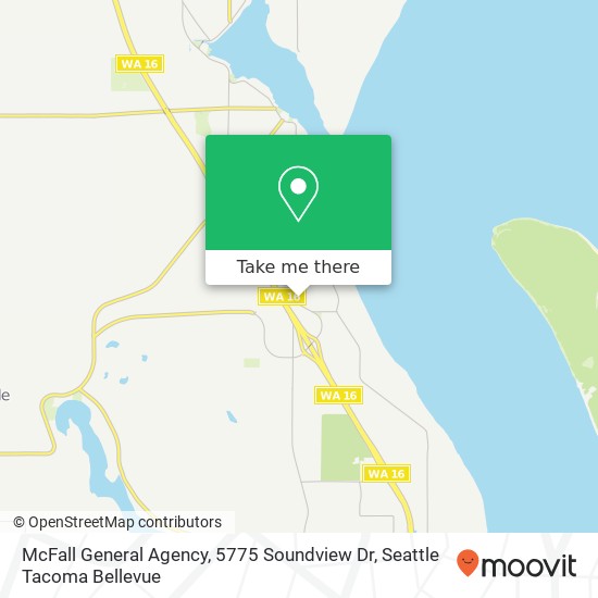 Mapa de McFall General Agency, 5775 Soundview Dr