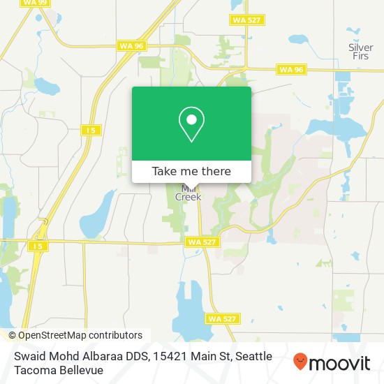 Mapa de Swaid Mohd Albaraa DDS, 15421 Main St