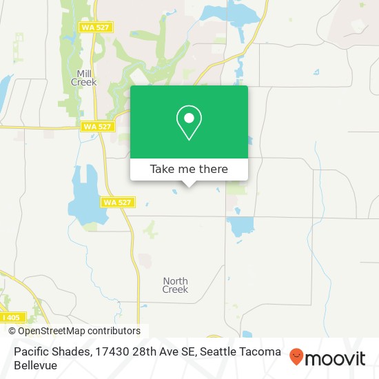 Mapa de Pacific Shades, 17430 28th Ave SE