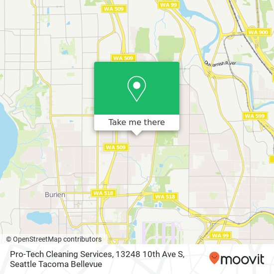 Pro-Tech Cleaning Services, 13248 10th Ave S map