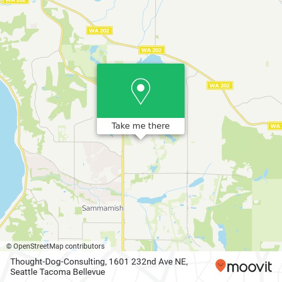 Mapa de Thought-Dog-Consulting, 1601 232nd Ave NE