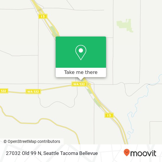 Mapa de 27032 Old 99 N, Stanwood, WA 98292
